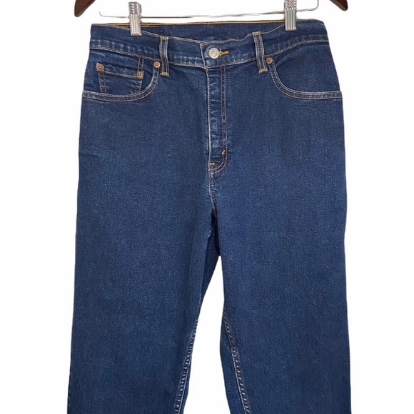 Vintage Levis 550 Dark Wash High Rise Tapered Jeans - Picture 5 of 15